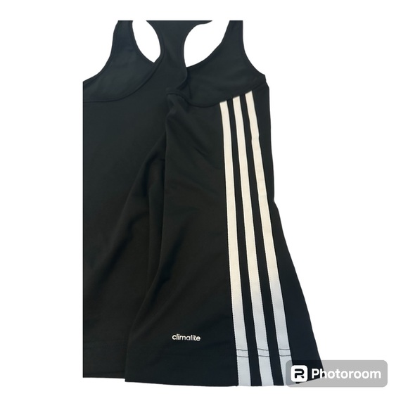 Adidas Climalite Racer Tank Top. Small. EUC - Picture 3 of 6